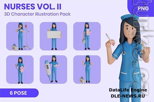 Nurses Vol.II 3D Character Set