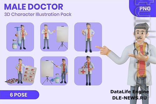 Male Doctor 3D Character