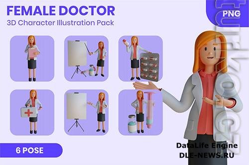 Female Doctor 3D Character