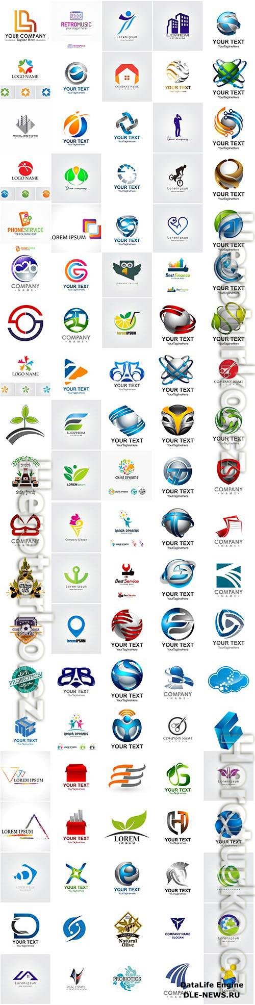 100 Bundle logo  vector design vol 14