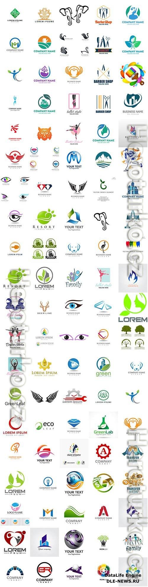 100 Bundle logo  vector design vol 12