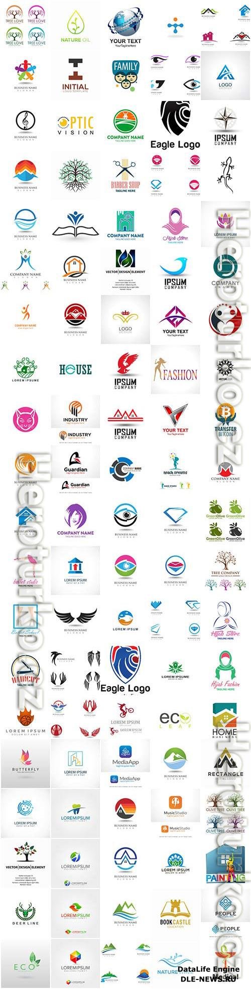 100 Bundle logo  vector design vol 8