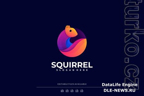 Squirrel Gradient Colorful Logo