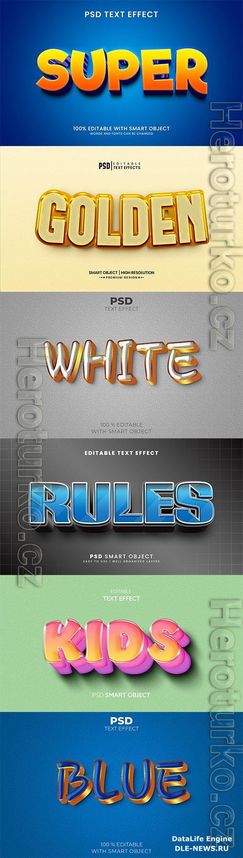 Psd text effect set vol 16