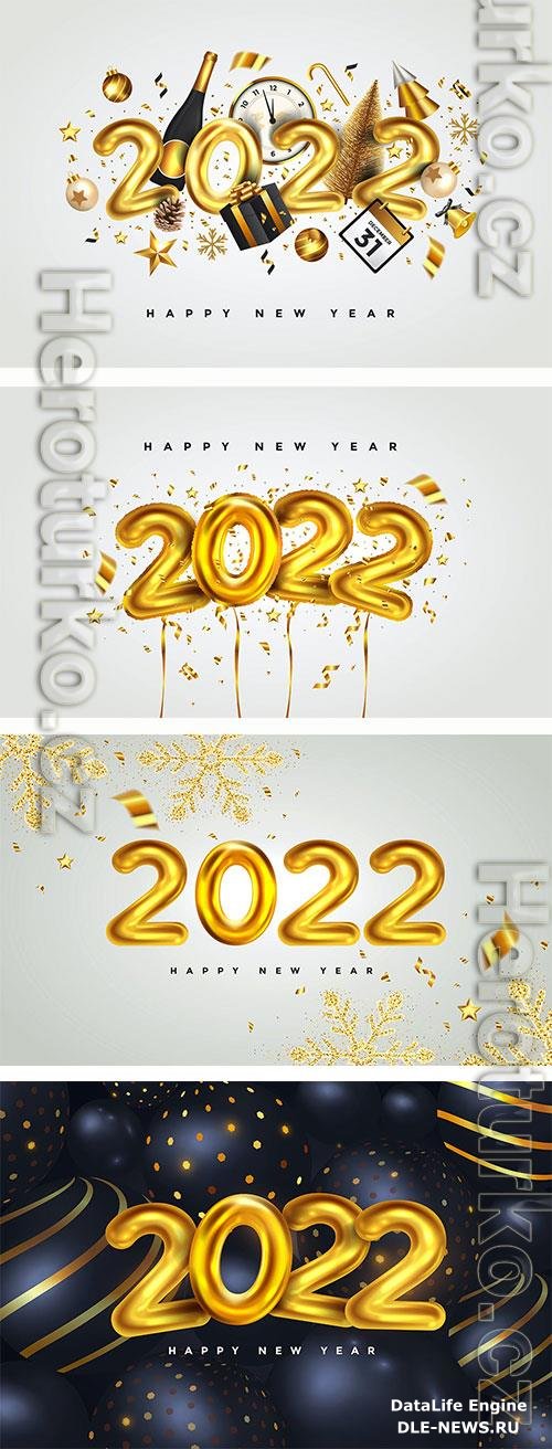 Happy New Year 2022 background