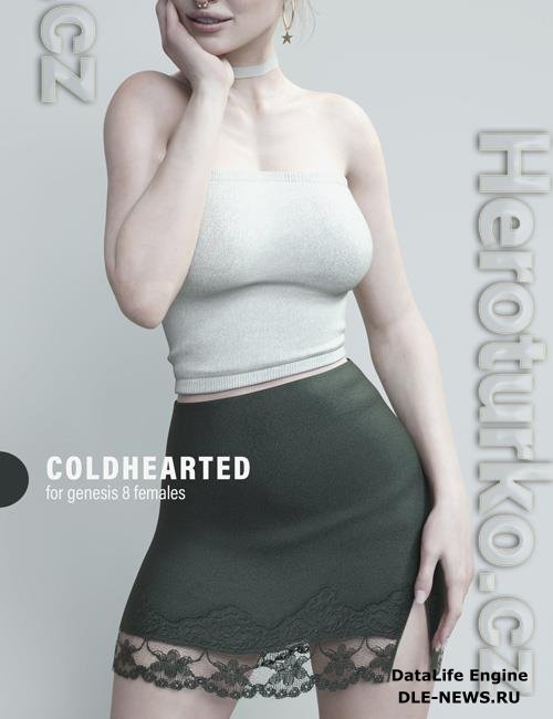 dForce Coldhearted Outfit for Genesis 8 Female(s)
