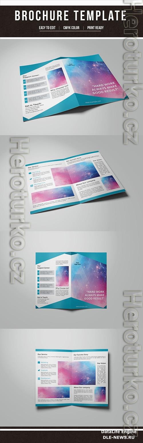 Business Brochure Layout with Blue Accents 199626791