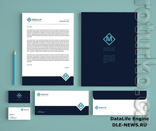 Business Stationery Set Mockup 1 176556316