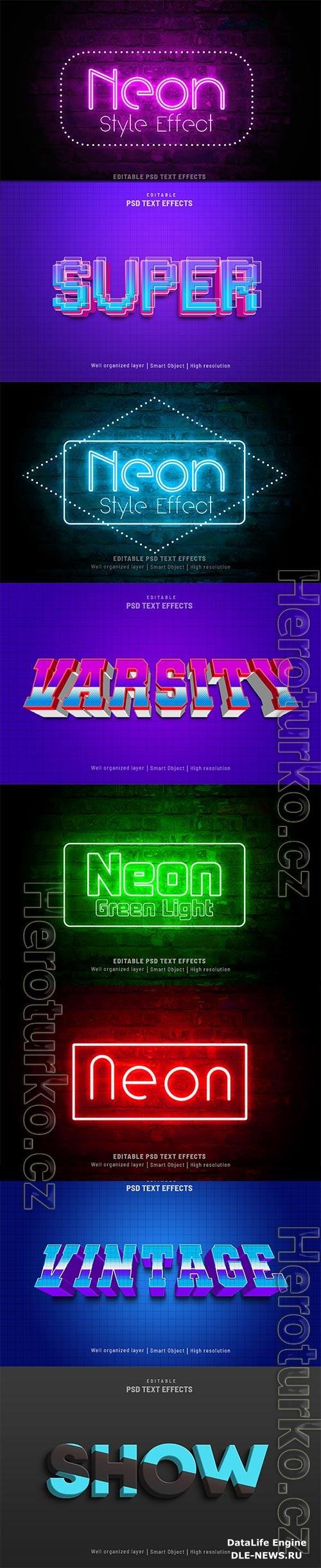 Psd text effect set vol 225