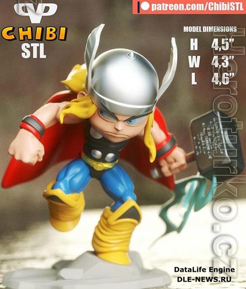 3DXM - Thor Chibi (Marvel)