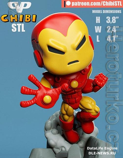 3DXM - Iron-Man Chibi (Marvel)