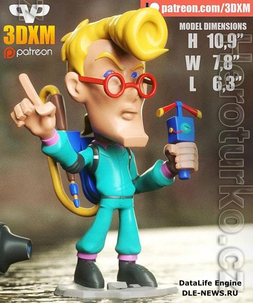 3DXM - Egon Spengler Chibi