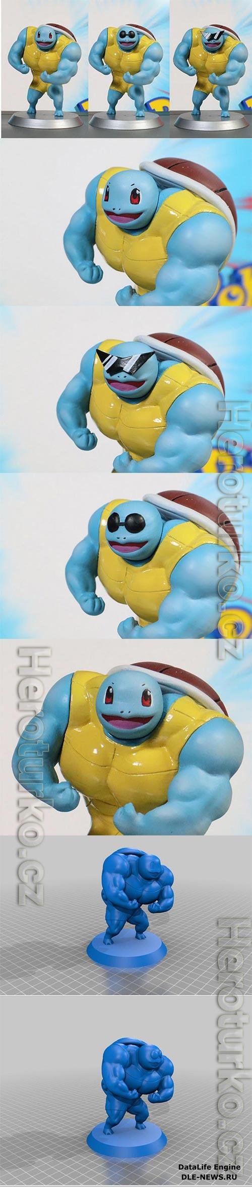 Ultra swole Squirtle - pokemon