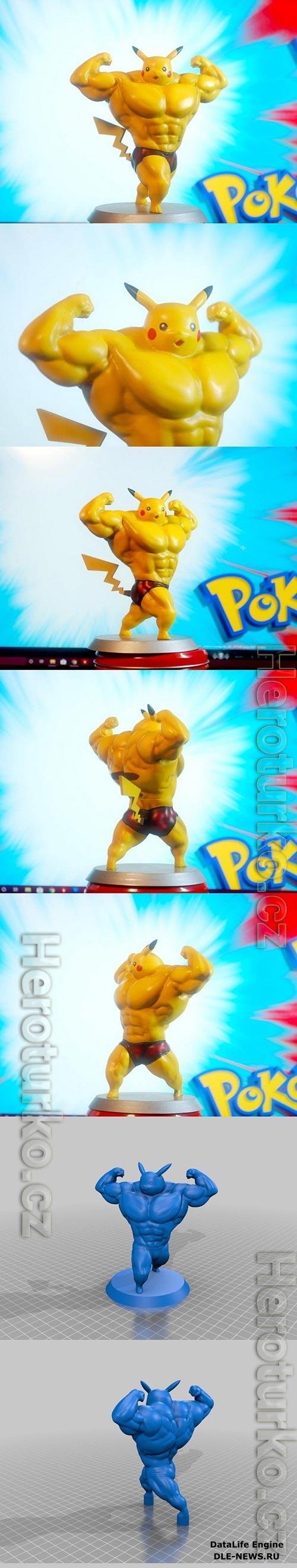 Ultra swole Pikachu - pokemon
