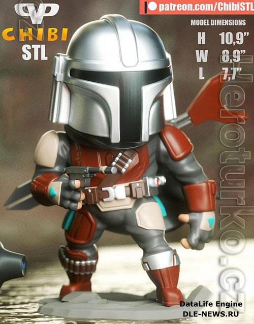 3DXM - Mandalorian Chibi