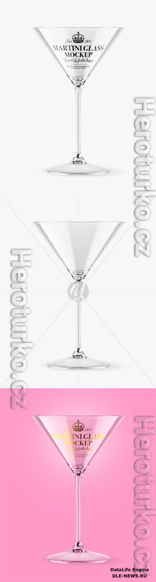 Empty Martini Glass Mockup 72703