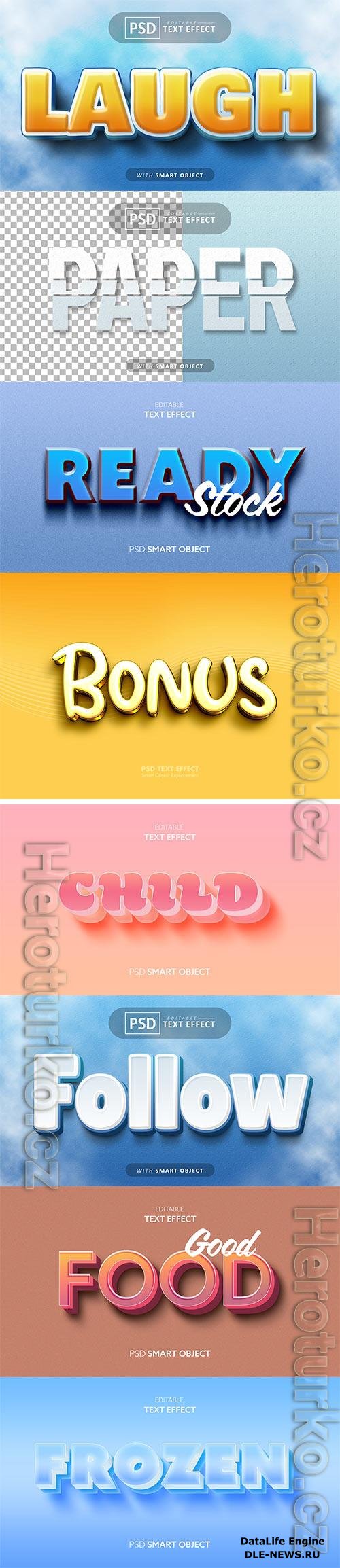 Psd text effect set vol 104