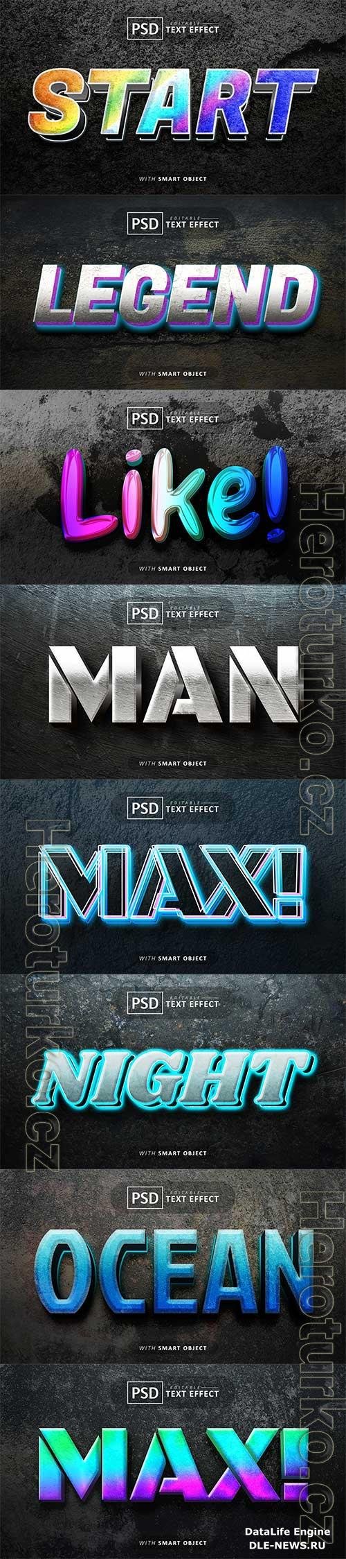 Psd text effect set vol 101