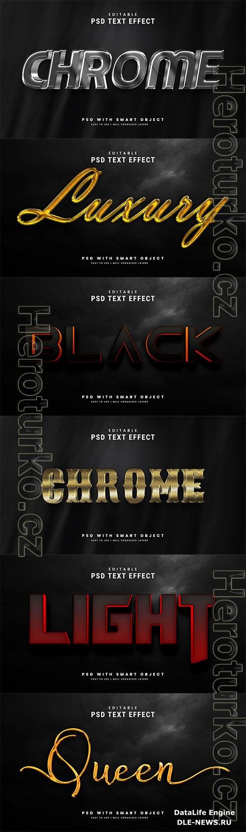 Psd text effect set vol 257