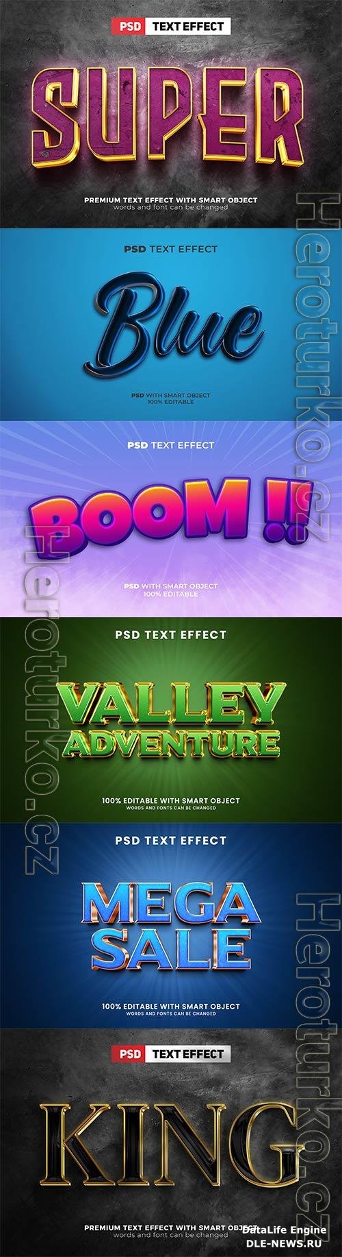 Psd text effect set vol 251