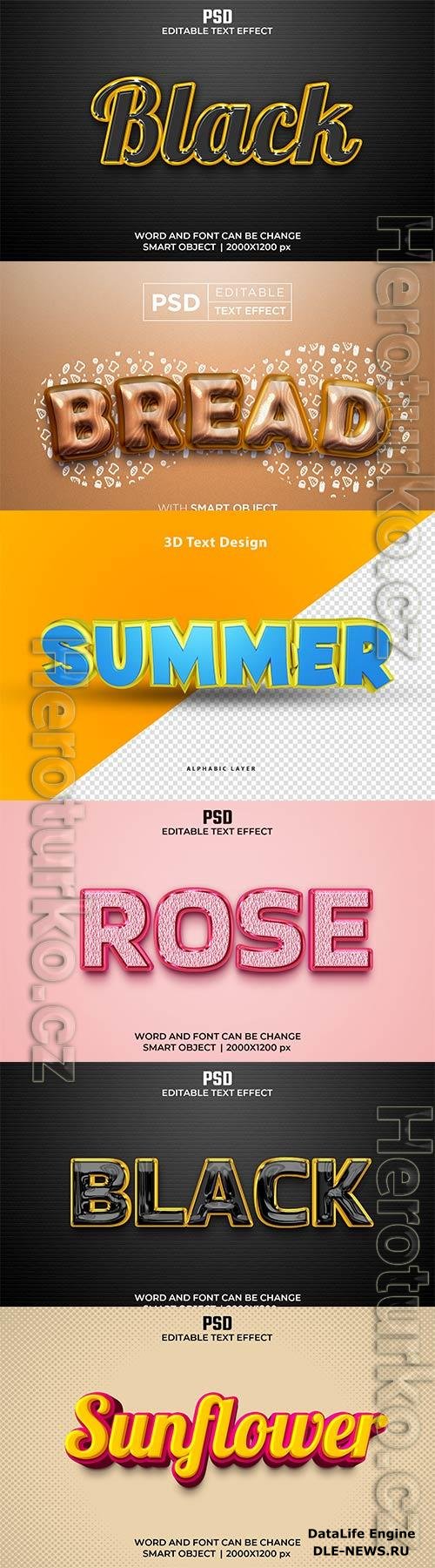 Psd text effect set vol 249