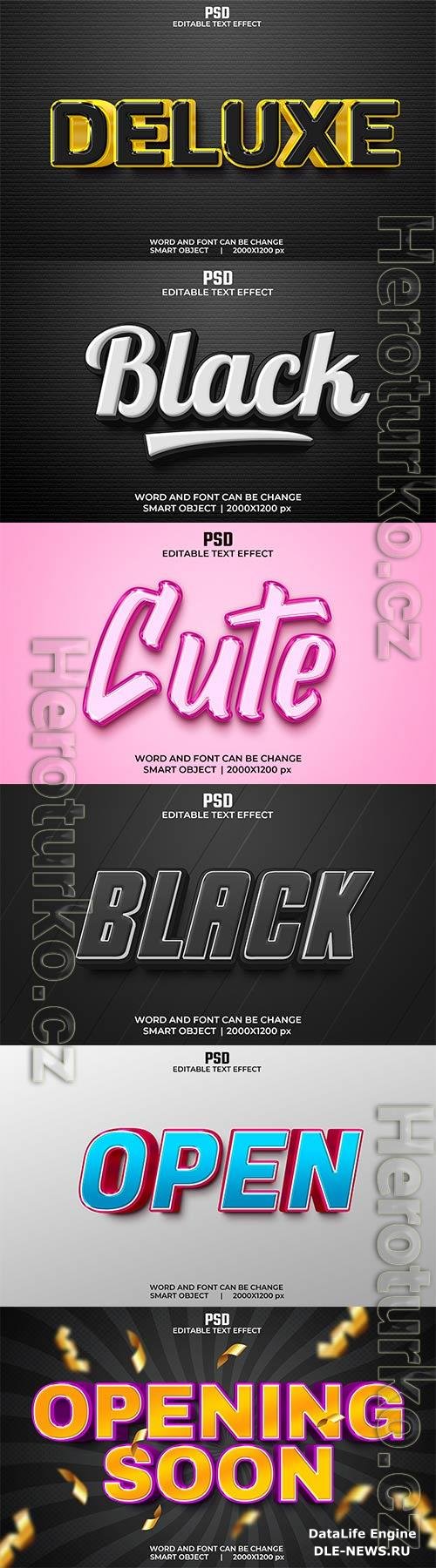 Psd text effect set vol 248