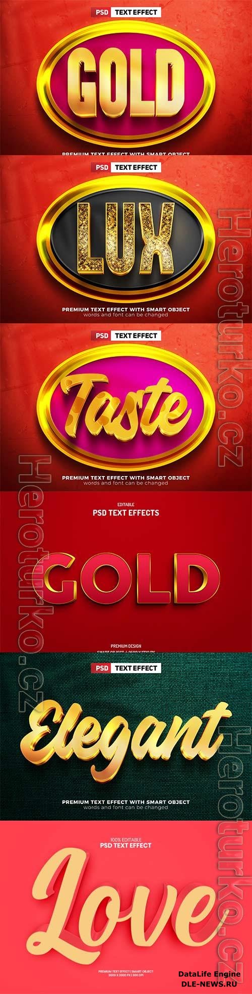 Psd text effect set vol 275