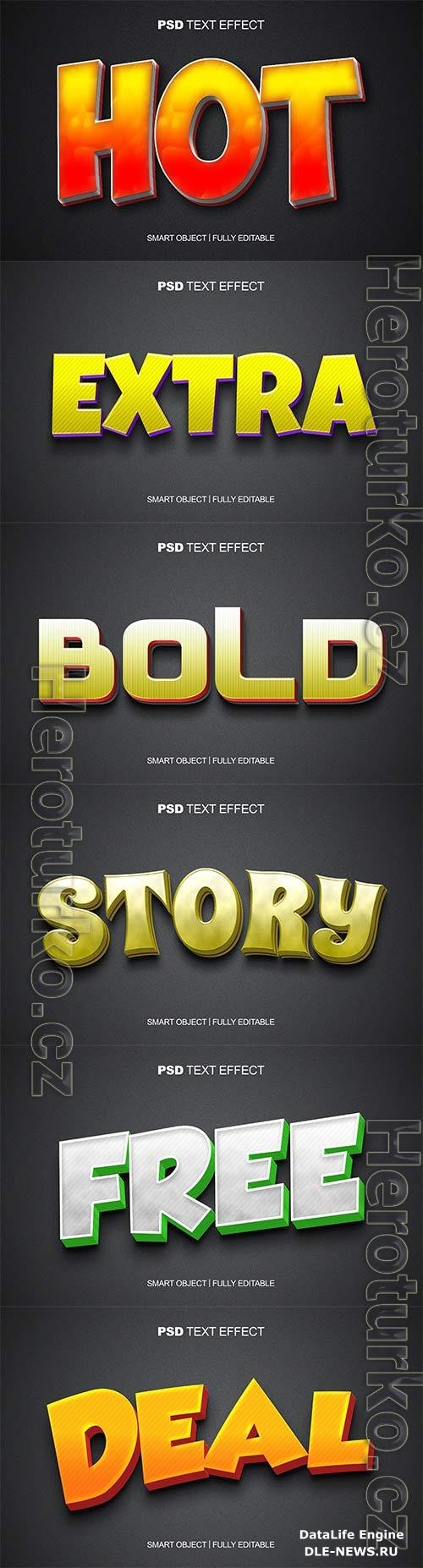 Psd text effect set vol 265