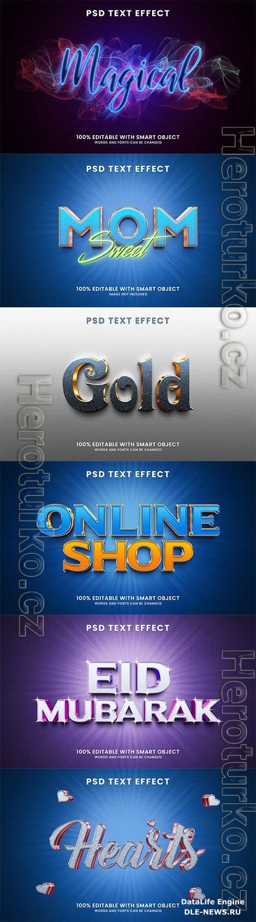 Psd text effect set vol 262