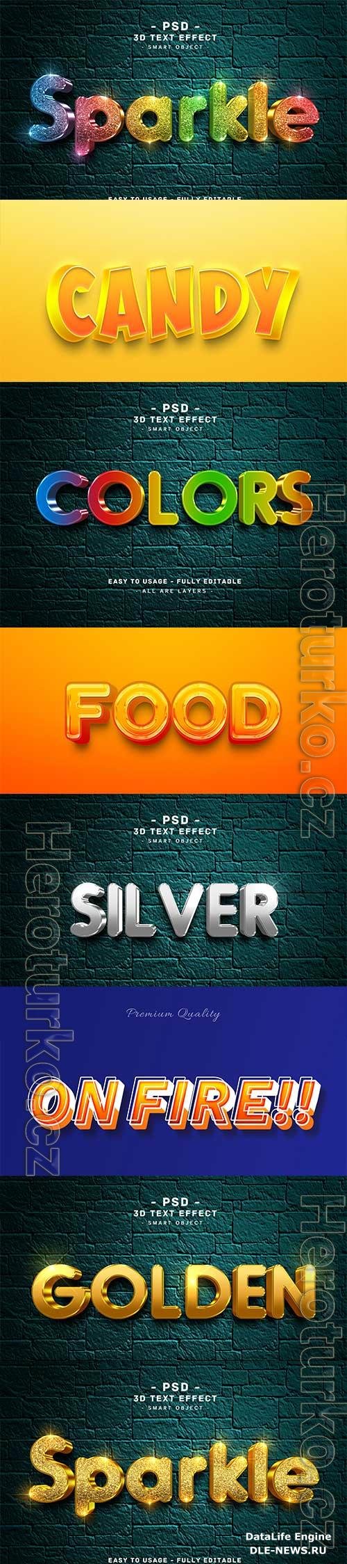 Psd text effect set vol 290