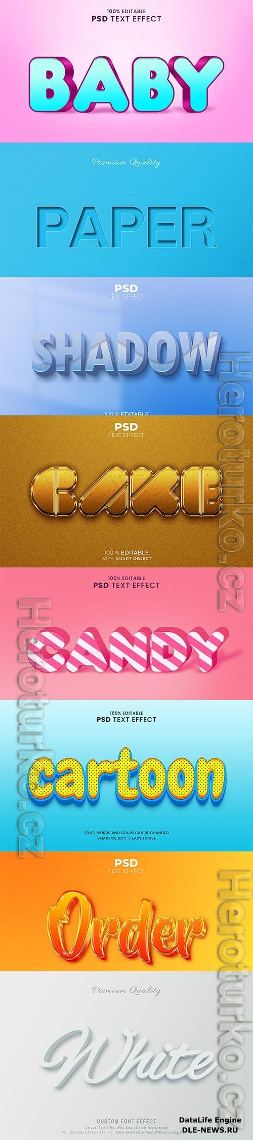 Psd text effect set vol 288