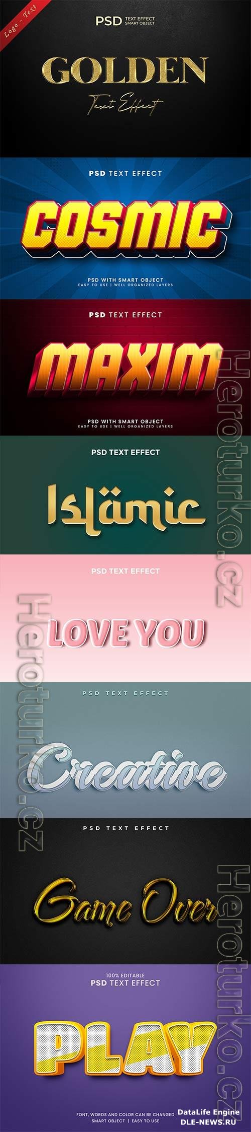 Psd text effect set vol 286