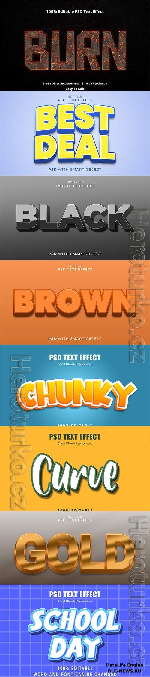 Psd text effect set vol 281