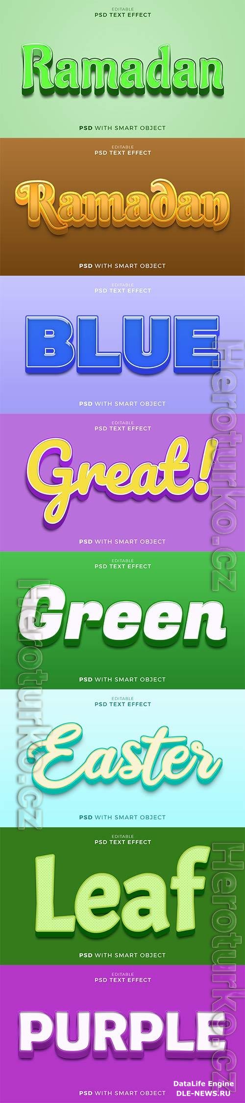 Psd text effect set vol 280