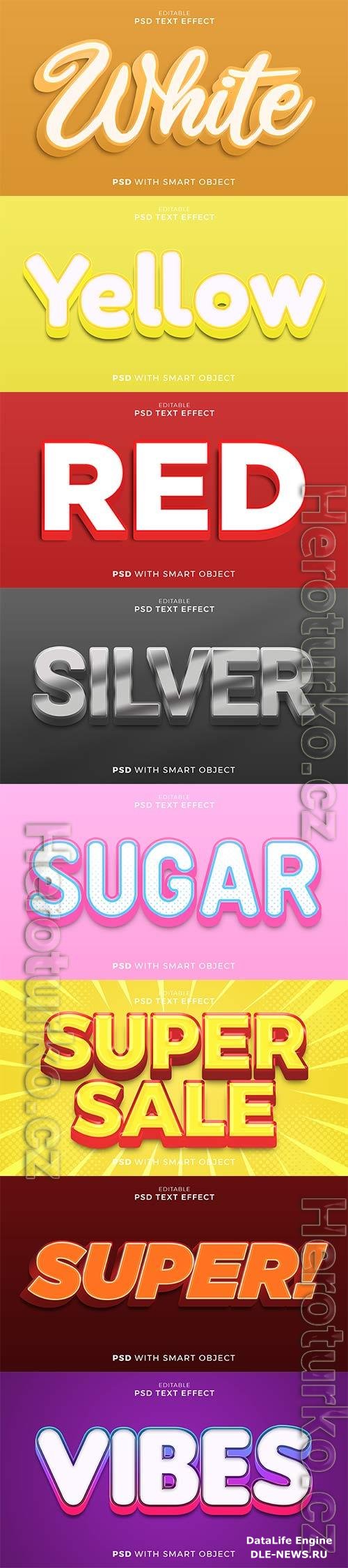 Psd text effect set vol 279