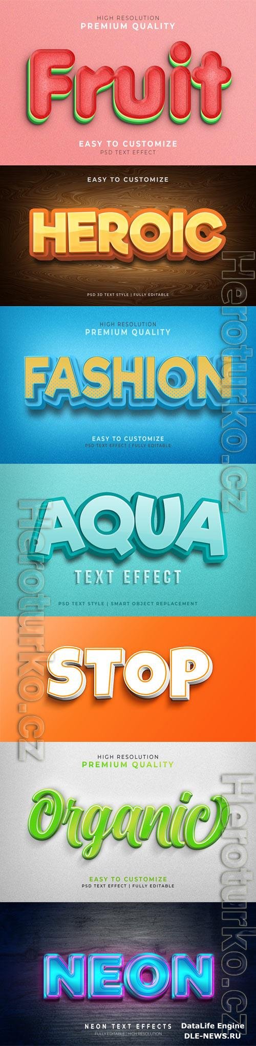 Psd text effect set vol 316