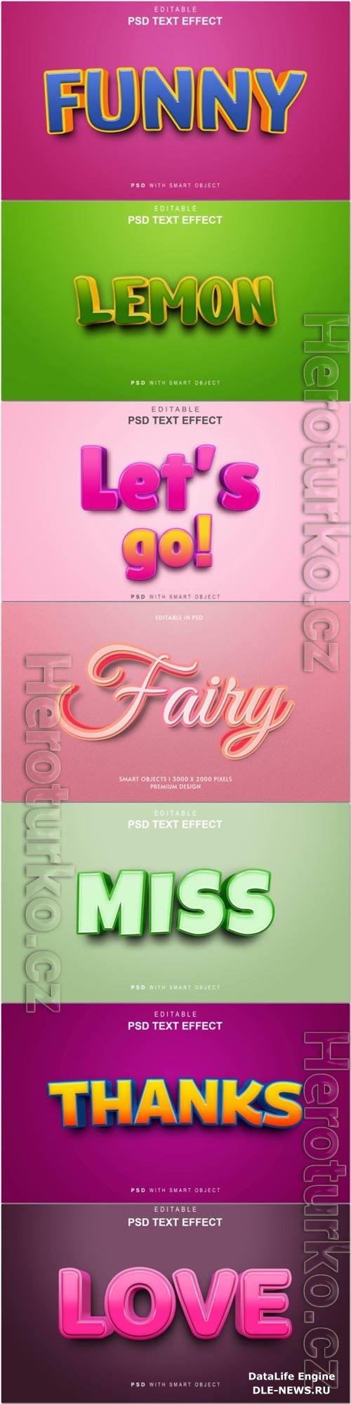 Psd text effect set vol 326