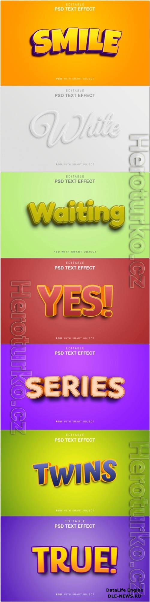 Psd text effect set vol 325