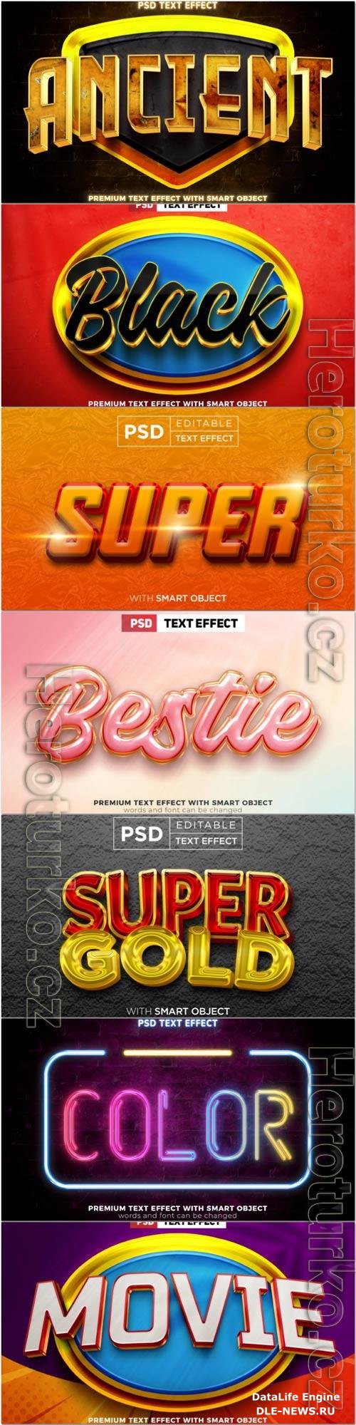 Psd text effect set vol 321