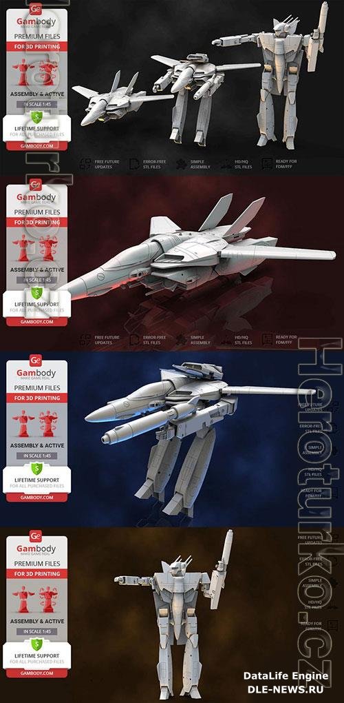 3D Print Models Robotech VF-1S