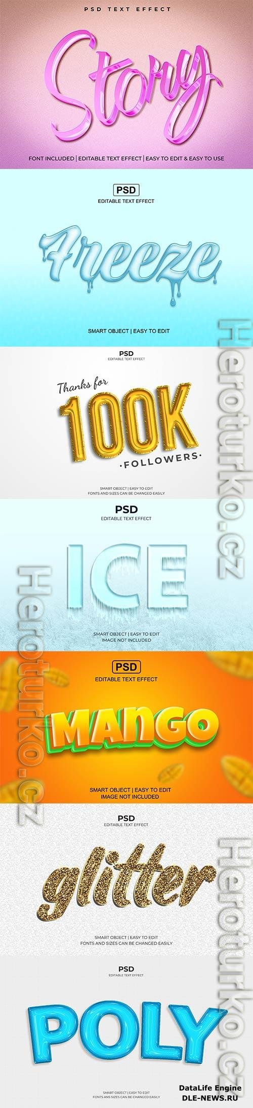 Psd text effect set vol 335