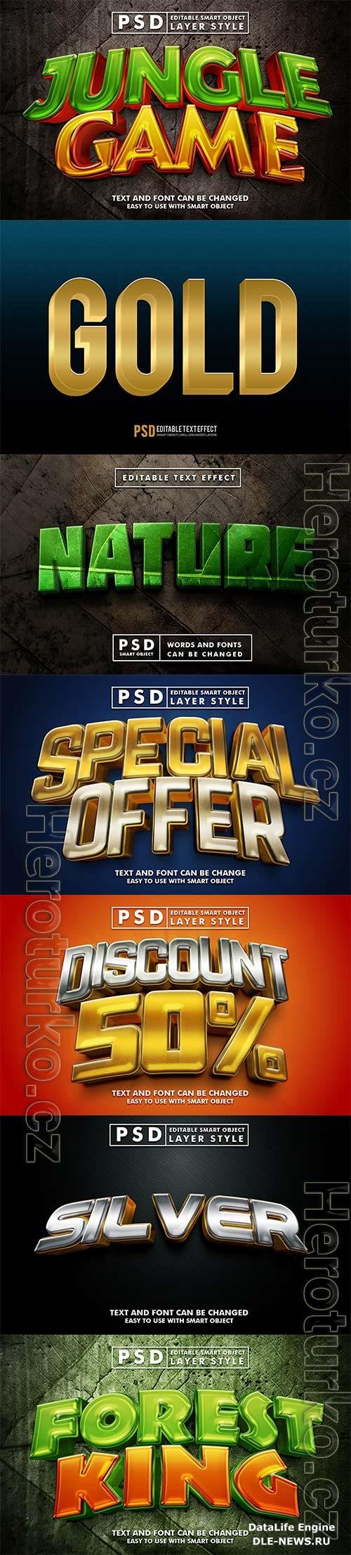 Psd text effect set vol 332