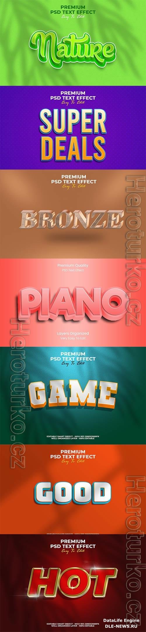 Psd text effect set vol 345