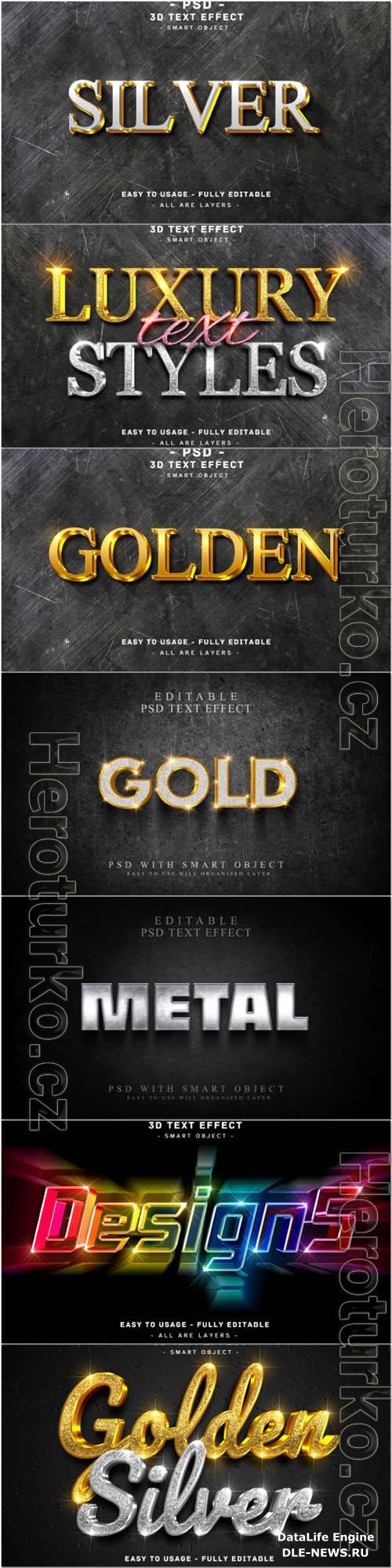 Psd text effect set vol 363