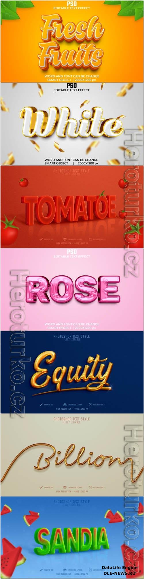 Psd text effect set vol 361