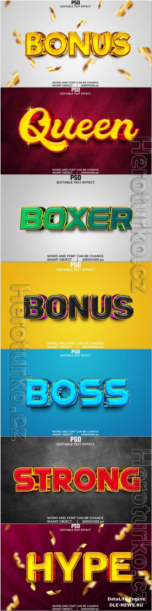 Psd text effect set vol 359