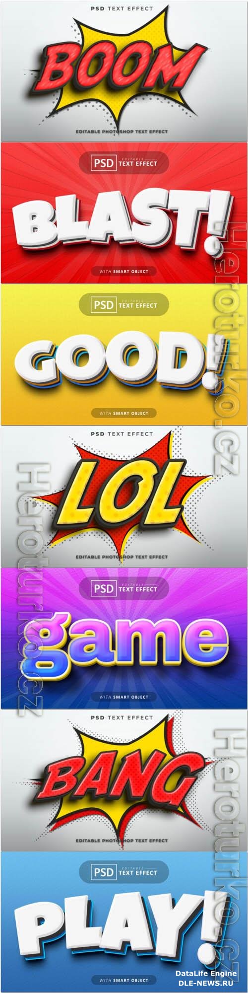 Psd text effect set vol 354