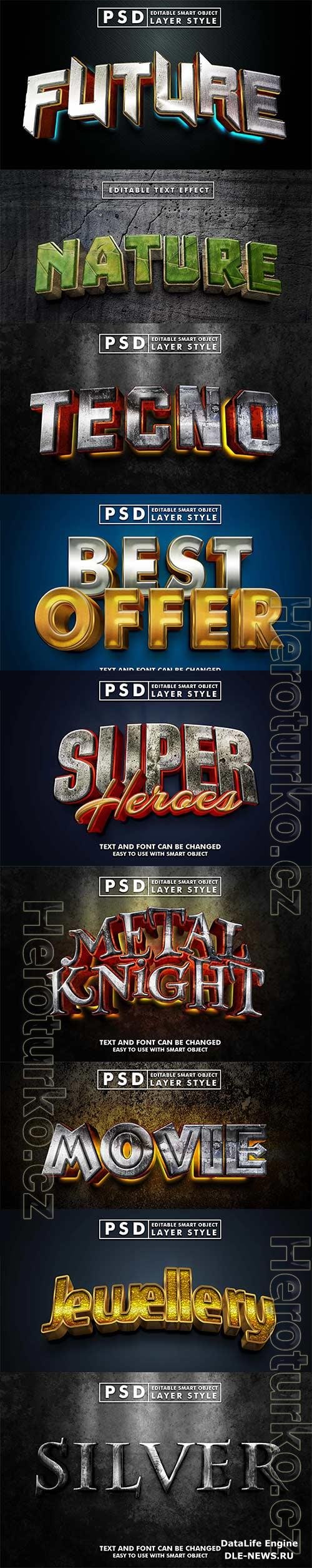 Psd text effect set vol 180