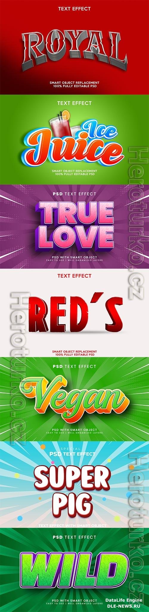 Psd text effect set vol 179