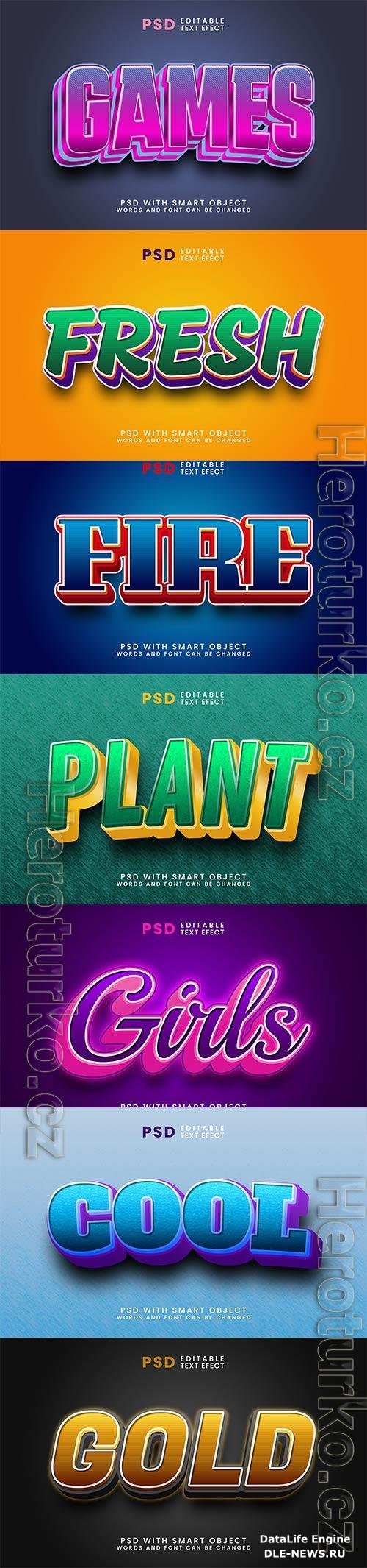 Psd text effect set vol 176